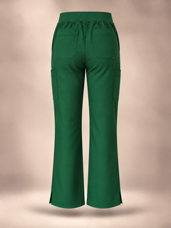 Calça Bellatrix™ de pernas retas verde — vista de costas, fotografia flutuante